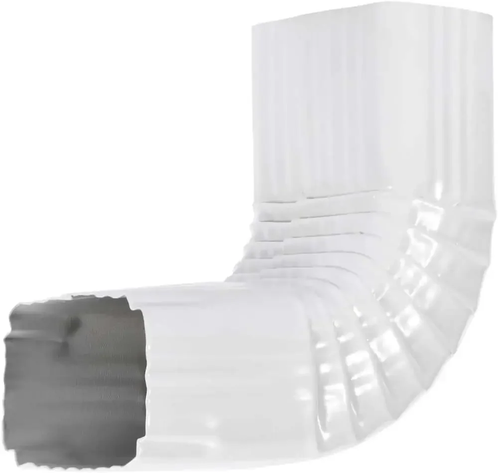 Downspout Gutter Elbows 3X4 Inch 90 Degree Style a Aluminum Downspout Elbow For